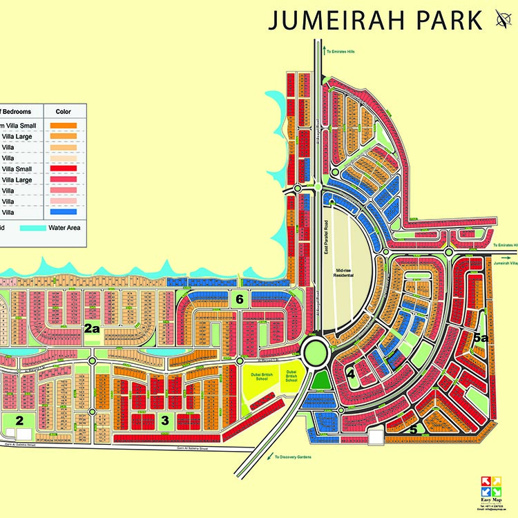 Palm jumeirah карта