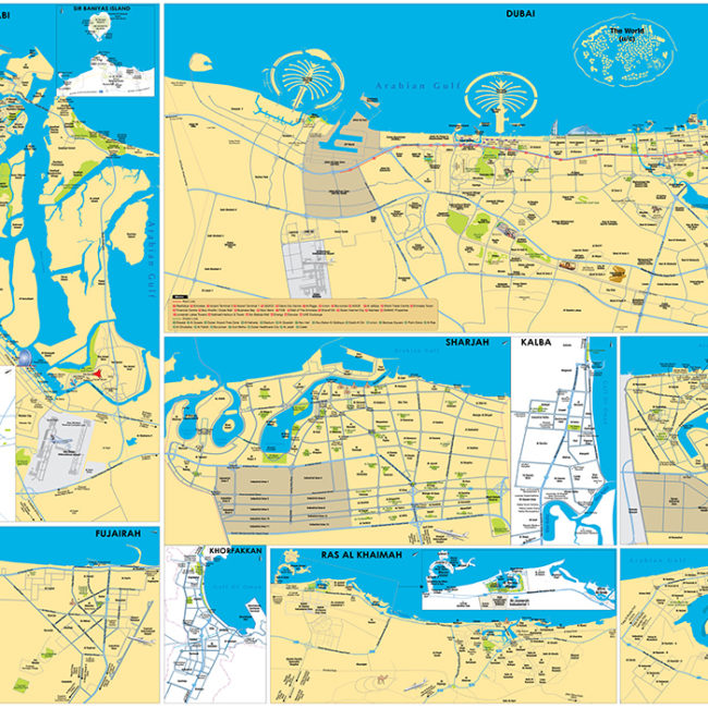 Ajman Maps Online | 2D & 3D Maps Online | Buy Maps Online | Customised ...