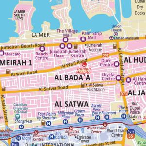 Dubai Wall Maps | 2D Dubai Maps online | Buy Dubai Maps online | 2D ...